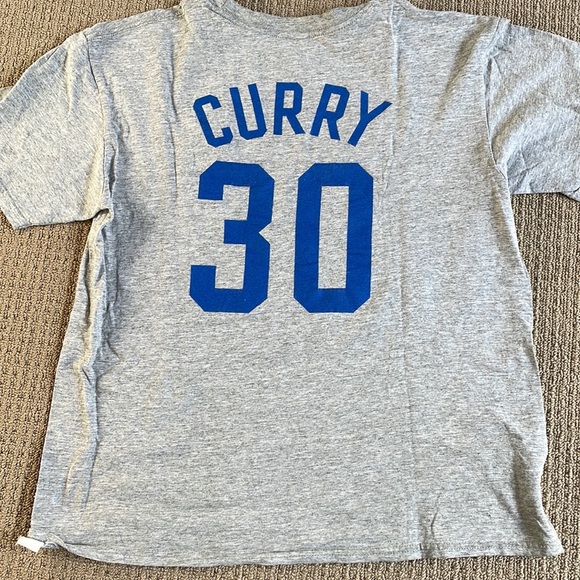 Kids 10-12 California Golden State Warriors tshirt NBA USA basketball Curry 30 - Picture 2 of 2